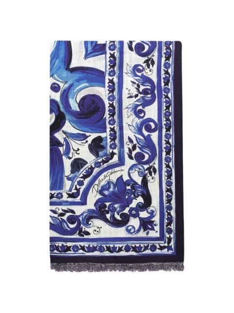 Dolce & Gabbana Blu Mediterraneo beach towel (180cm x 120cm)