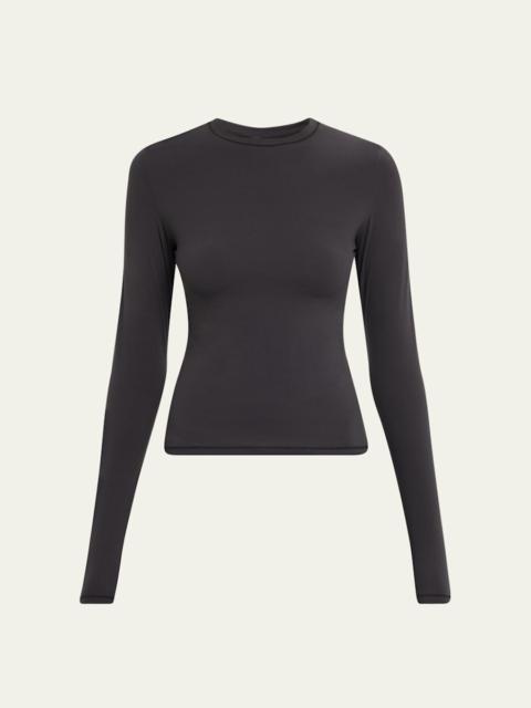 SKIMS Fits Everybody Crewneck Long-Sleeve T-Shirt