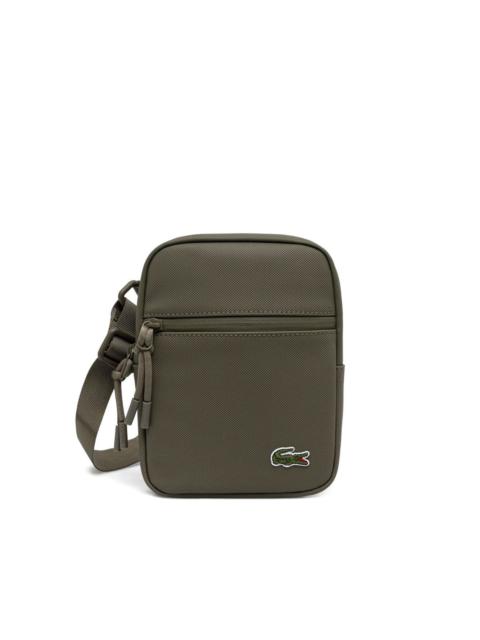 LACOSTE zip logo cross body bag
