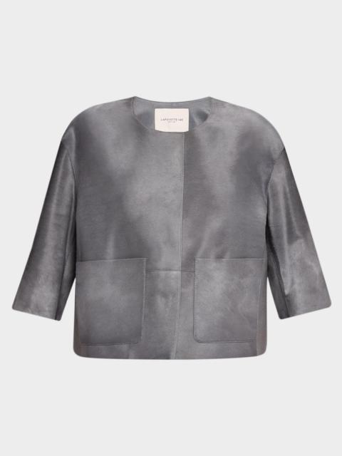 Lafayette 148 New York Boxy Patch Pocket Jacket