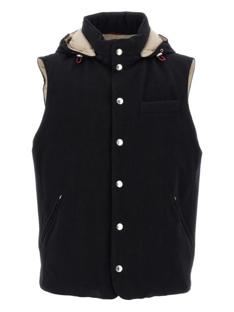 Brunello Cucinelli 패딩 모직 조끼
