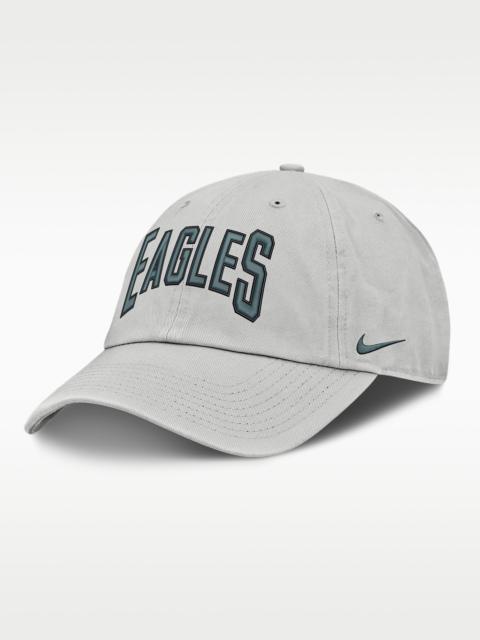 Nike Philadelphia Eagles Primetime Club Arched Men's Nike NFL Adjustable Hat