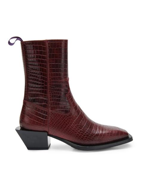 EYTYS Luciano croco ankle boots