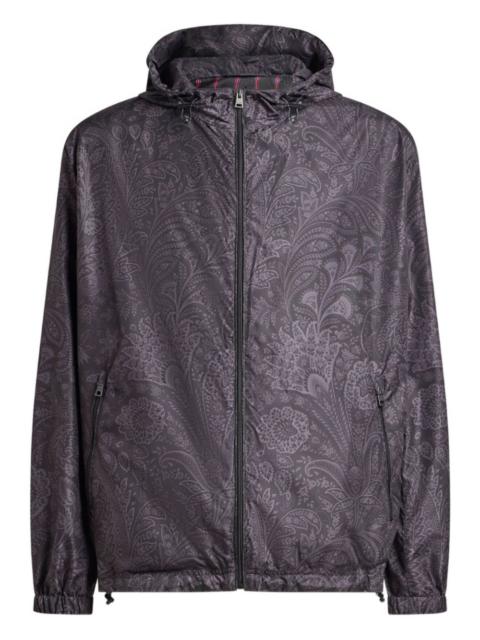 Etro floral paisley windbreaker jacket
