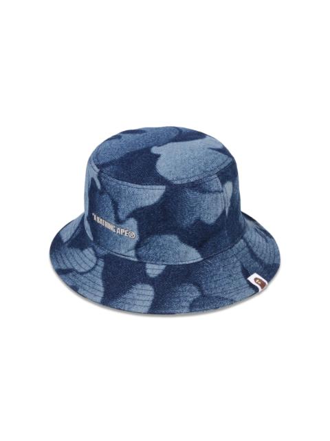 BAPE Rainbow Jacquard Metal Logo Pin Bucket Hat 'Multicolor'