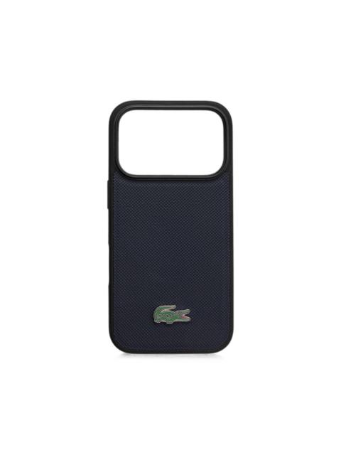 LACOSTE logo-plaque iPhone 17 Pro case
