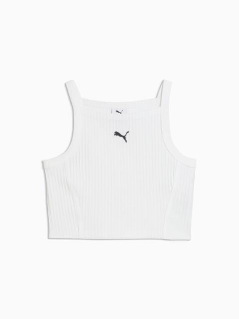 PUMA PUMA Essentials Women's Ribbed Crop Top