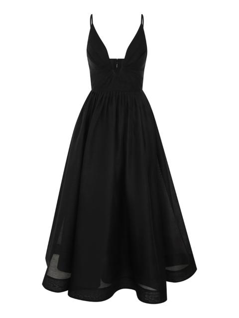 Zimmermann CRUSH PICNIC MIDI DRESS | REVERSIBLE