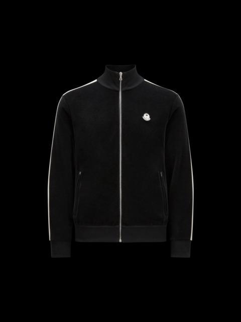 Moncler Chenille Zip-Up Sweatshirt