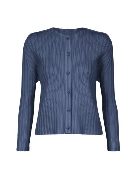 Pleats Please Issey Miyake RIB PLEATS JANUARY CARDIGAN