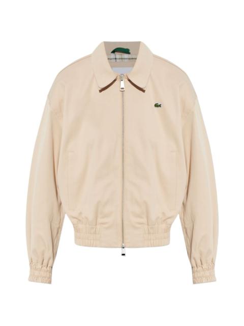 LACOSTE collared zip jacket