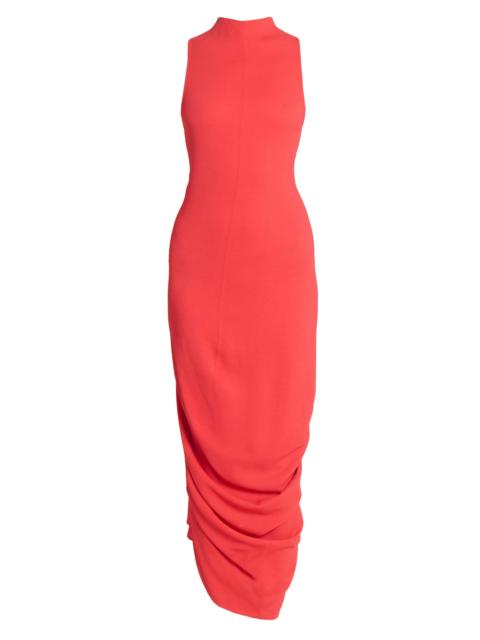 JACQUEMUS Women's La Robe J Ruched Sleeveless Maxi Dress - Red