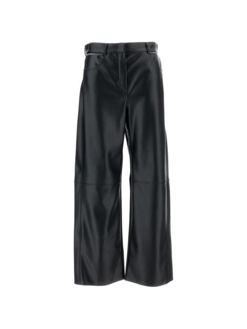 'S Max Mara faux-leather trousers
