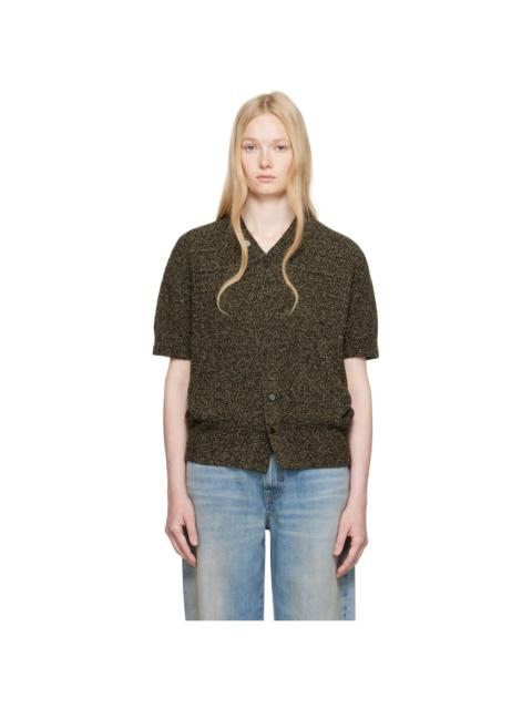 ADER error Black Half Sleeve Knit Product. 59 Sweater