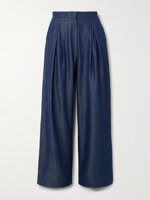 ANDRES OTALORA Plenitud Pleated Tencel wide-leg Pants