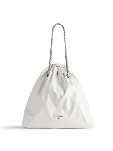 BALENCIAGA Women's Crush Medium Tote Bag in White