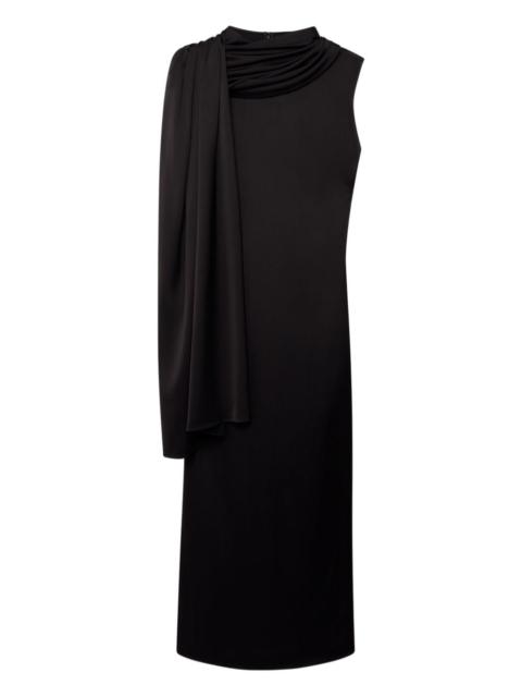 Another Tomorrow scarf-detail dress
