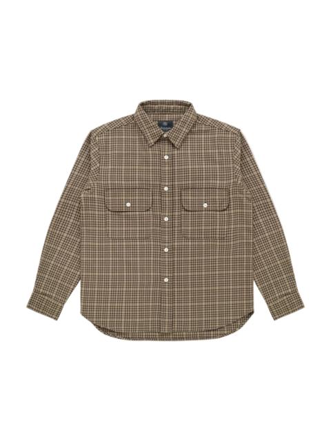 Knickerbocker Brother Flannel Mint & Brown Plaid