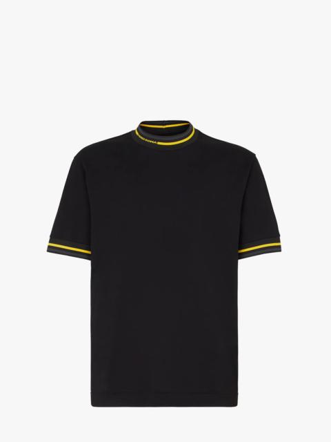 FENDI Black jersey T-shirt