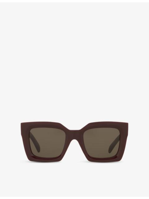 CELINE CL4055IN Rectangle-Frame Acetate Sunglasses