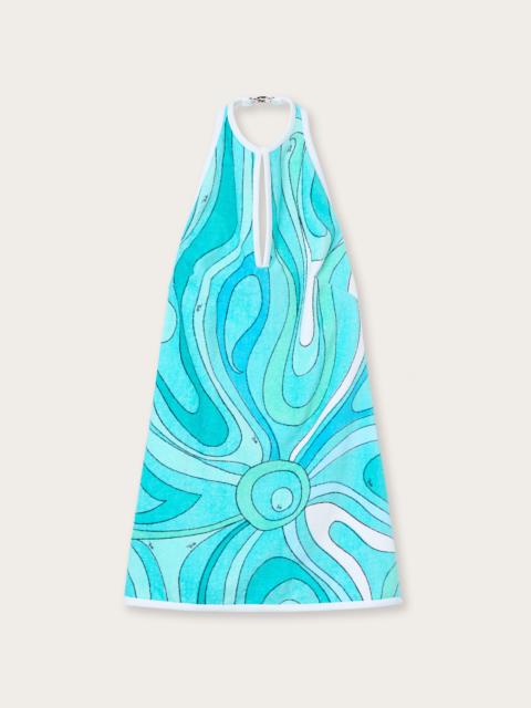 PUCCI MARMO PRINT COTTON TERRY DRESS