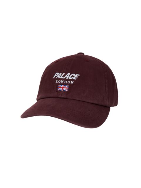 PALACE PALACE LONDON PIGMENT 6-PANEL RICH WINE