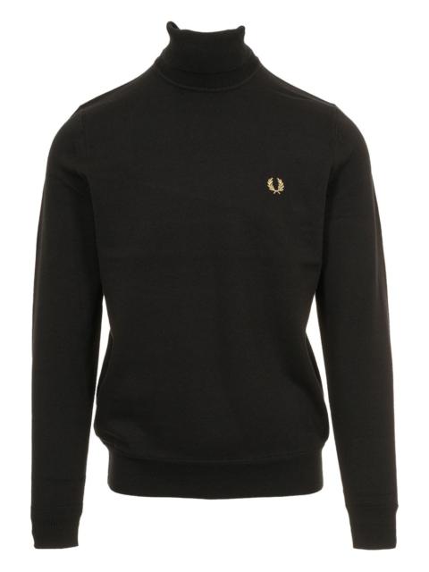 Fred Perry laurel wreath roll-neck sweater