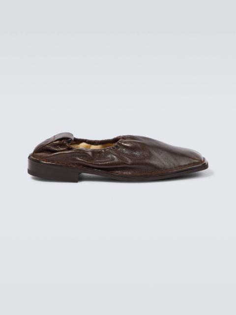 Lemaire Leather loafers