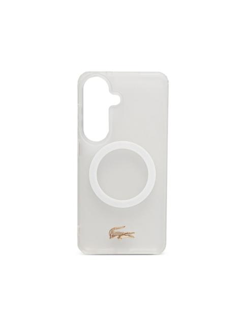 LACOSTE logo-plaque Samsung Galaxy S26 case