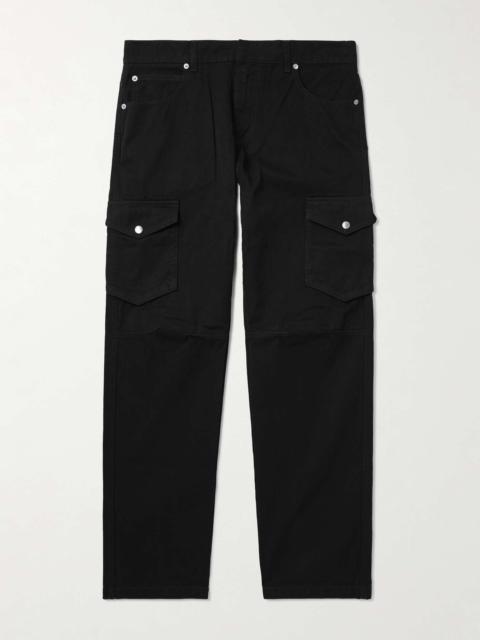 Balmain Straight-Leg Cotton-Twill Cargo Trousers