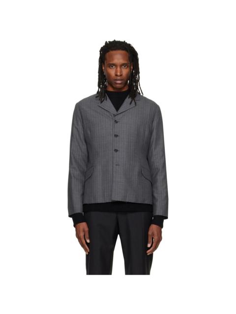 Jil Sander Gray Wool Blazer