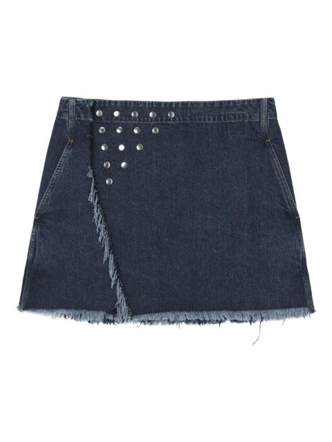 Rick Owens DRKSHDW Sisysnap denim skirt
