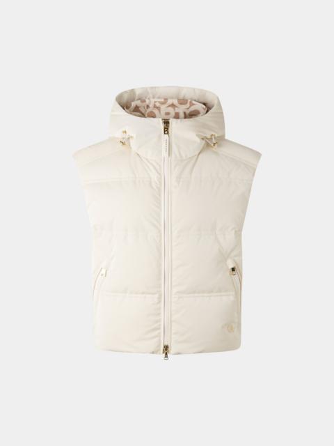 BOGNER Livy Down vest in Off-white