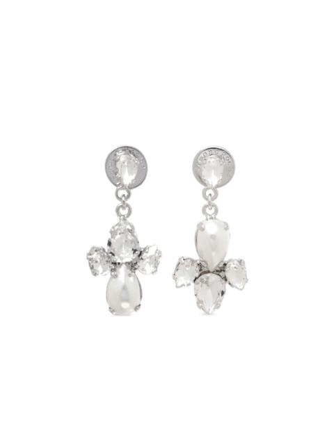 Simone Rocha cross pendant earrings
