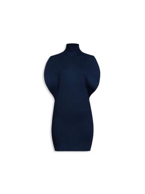 Alaïa SILK KNIT CINCHED DRESS