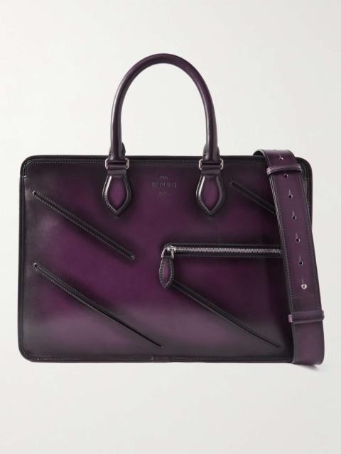 Un Jour Mini Venezia Leather Briefcase