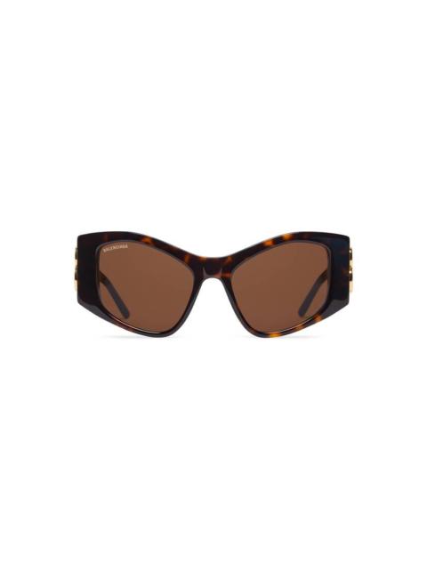 BALENCIAGA Women's Dynasty Xl D-frame Sunglasses in Havana