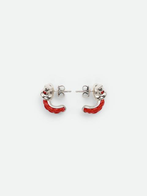 Bottega Veneta Knot Hoop Earrings
