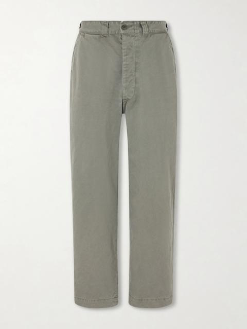 REMI RELIEF Straight-Leg Cotton Trousers
