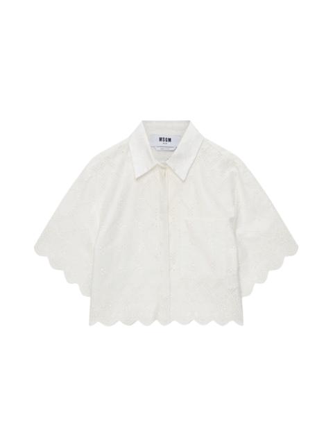 MSGM Cropped shirt