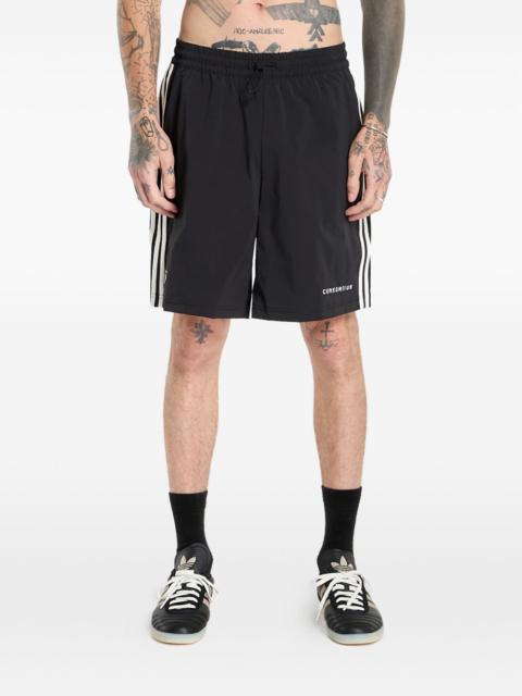 adidas By Consortium stripe-detail track shorts