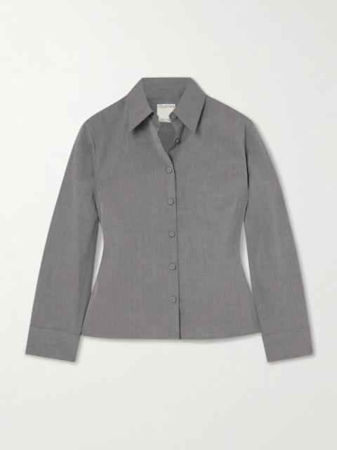 Calvin Klein Collection Daisy Cotton-poplin Shirt