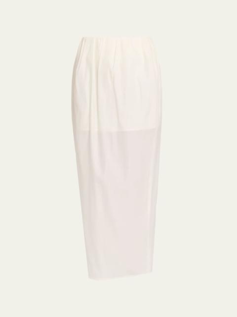 RÙADH The Daisy Long Column Skirt