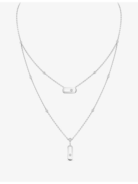 MESSIKA Move 18ct white-gold and diamond necklace