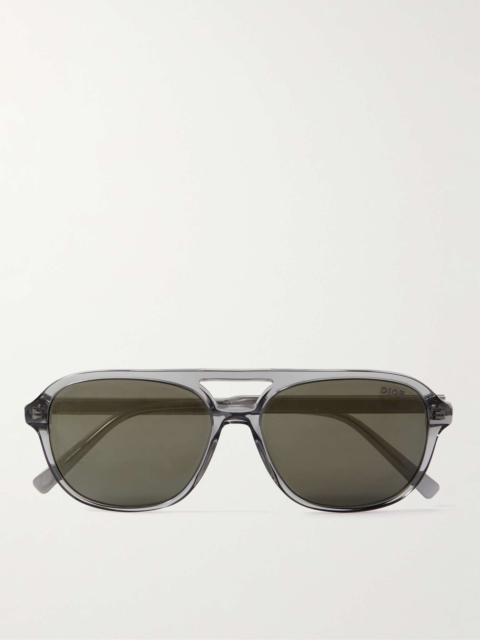 Indior N1I Acetate Round-Frame Sunglasses