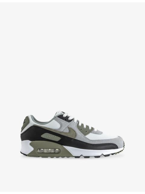 Nike Air Max 90 Suede and Mesh Trainers