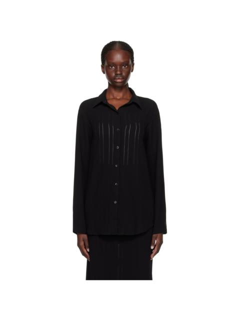 Paris Georgia Black Drop Stitch Shirt