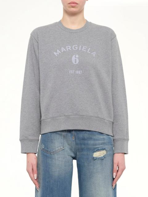 MM6 Maison Margiela Margiela 6 Sweatshirt in Grey Melange