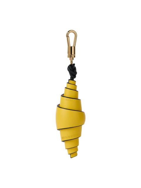 Givenchy Women's Lucky Croissant Bag Charm in Leather - Golden Yellow