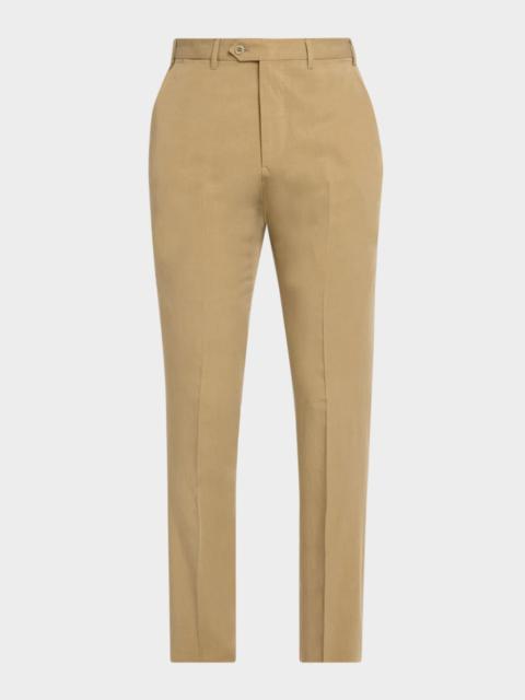 EMPORIO ARMANI Men's Lyocell, Cotton & Linen Trousers